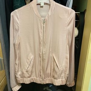H&M Satin Bomber Jacket